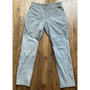 Kuhl Deceptr Pants Mens 31x30 Gray Outdoor Stretch Hiking Lightweight Casual